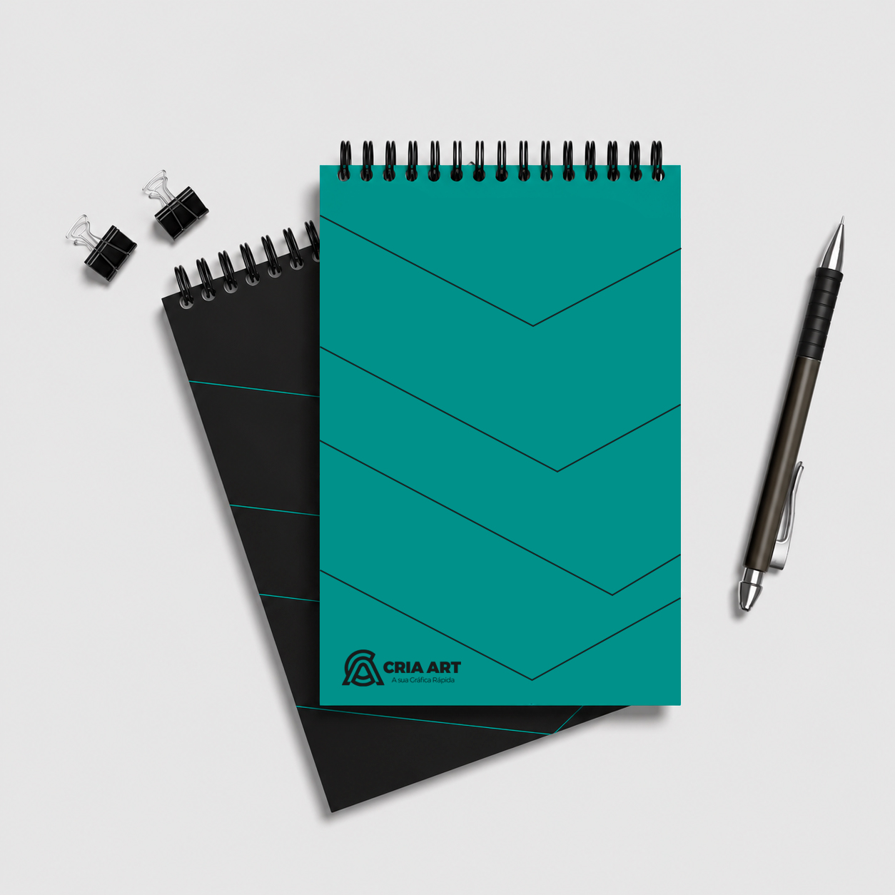 Bloco de Notas Wire-o s Cria Art Grafica Rapida